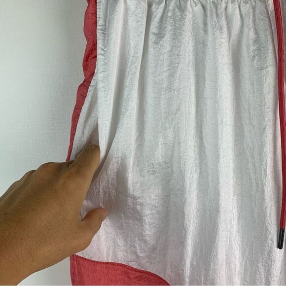 Champion Woven Retro Colorblock White Track Pants Elastic Waist Y2K Men’s Medium - Picture 5 of 10